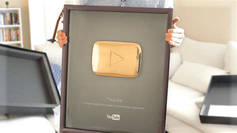 The Gold Play Button Came New Design Youtube