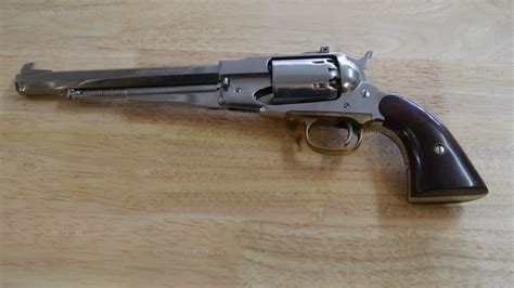 pietta  remington  army target stainless revolver  hand pistol black powder