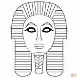 Mask Egyptian Death Coloring Printable Pages Supercoloring Masks Drawing Egypt Templates Categories sketch template