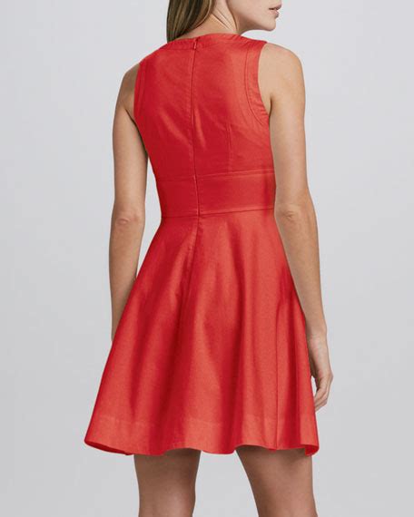 French Connection Sleeveless Fit And Flare Dress