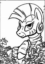 Coloring Zecora Flower Wecoloringpage sketch template