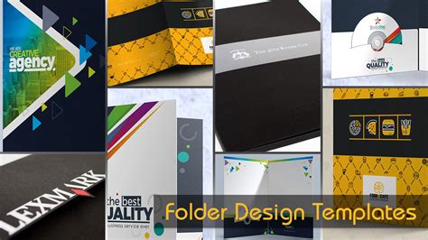 folder design templates company folders