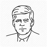Kennedy John Drawing Icon President Usa Drawings Thirty Fifth Presidents Paintingvalley Icons Iconfinder sketch template