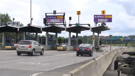 nys thruway toll booths  cashless