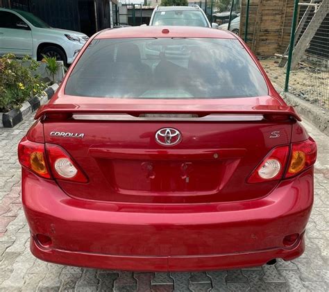 month registered  toyota corolla sport red colour sold sold sold  autos nigeria