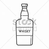 Clipart Whisky Bottle Whiskey Clipground Getdrawings Vector sketch template