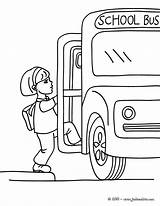 Autobus Subiendo Coloriage Colorir Desenhos Alumna Scolaire Colegio Estudantes Escuela Vuelta Anglais Visitar Onibus Buzz2000 Hellokids sketch template