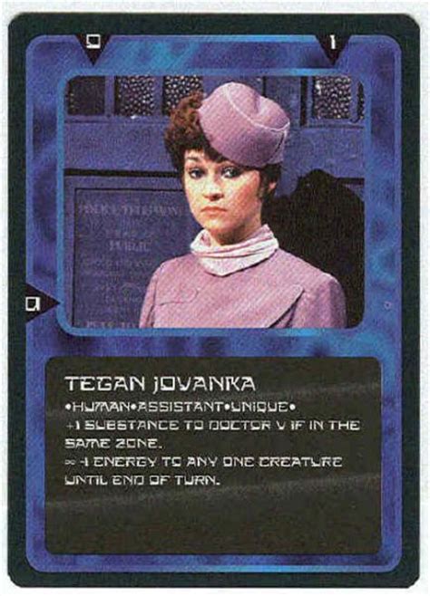 Doctor Who Ccg Tegan Jovanka Uncommon Bb Card Janet Fielding
