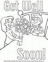 Well Soon Coloring Pages Cards Printable Card Better Feel Kids Thank Please Sheets Color Enjoy Adult Print Getcolorings Deck Also sketch template