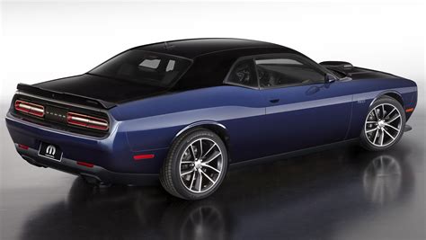 dodge creates special limited mopar challenger in contusion blue