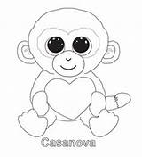Beanie Coloring Pages Ty Boo Boos Printable Colouring Baby Duke Sheets Print Babies Casanova Kids Party Color Book Valentine Getdrawings sketch template