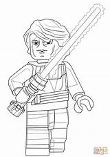 Coloring Skywalker Wars Star Luke Pages Lego Comments sketch template