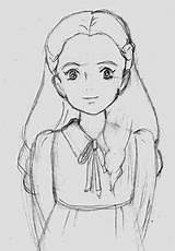 Marnie Ghibli sketch template