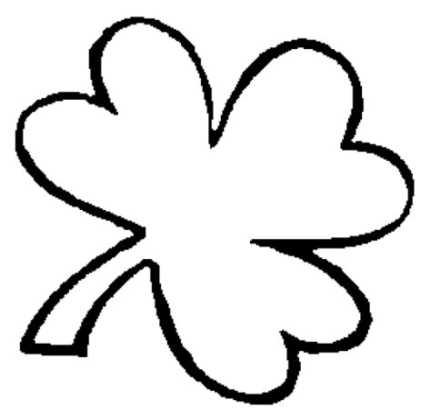 shamrock coloring pages coloring kids