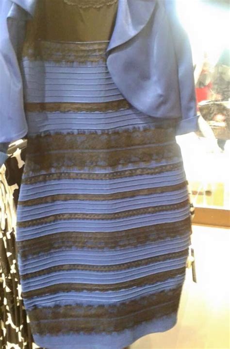de wetenschap verklaart waarom de blauw zwarte jurk voor jou wit goud