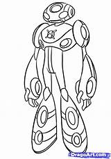 Ben Coloring Pages Ultimate Alien Drawing Ten Omniverse Draw Echo Characters Colouring Humungousaur Kids Aliens Cannonbolt Color Boys Clipart Step sketch template