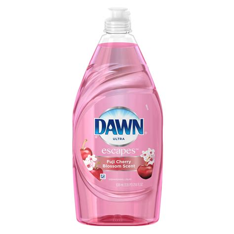 dawn escapes dishwashing liquid dish soap fuji cherry blossom