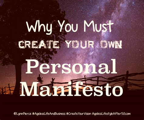 manifesto definition     create   personal manifesto lynn pierce ageless