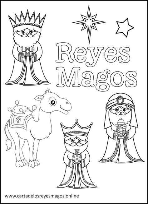dibujo de reyes magos  colorear  imprimir dibujos  colores images   finder