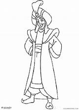 Jafar Aladdin sketch template