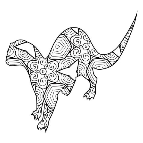 printable geometric animal coloring pages  cottage market