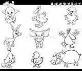 Fumetto Colorare Animali Allevamento Hanno Messo Animals Kleurend Geplaatst Dieren Labyrinth Maze sketch template