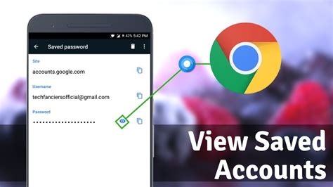 view saved password  chrome android   update password chrome