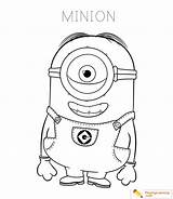 Coloring Minions Minion Pages Stuart Despicable Date Kids Playinglearning sketch template