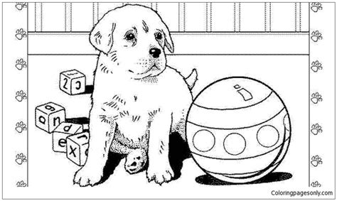 realistic puppy coloring page  coloring pages
