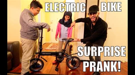insane electric bike surprise prank youtube