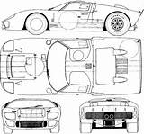Gt40 Chassis Mkii Blueprints Blueprint Mk2 Carblueprints Automotorpad Lozon sketch template