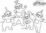 Teletubbies Colouring Pages Coloring Popular sketch template