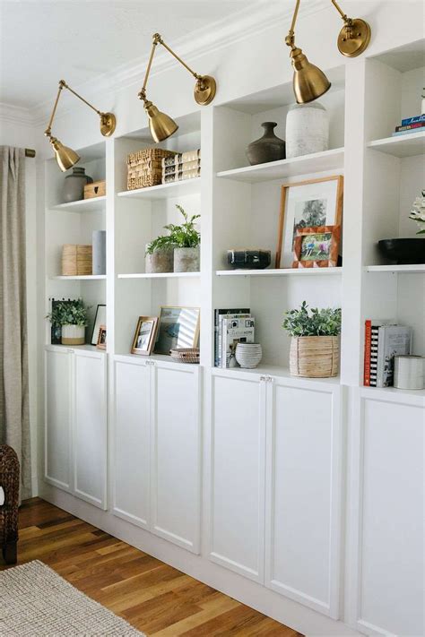 ikea billy bookcase hack wall  built ins  sommer home