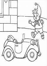 Noddy Coloring Pages Car Bedtime Runs Little His Oui Print Color Fun Kids Hellokids Comments Cartoon Coloring2print sketch template