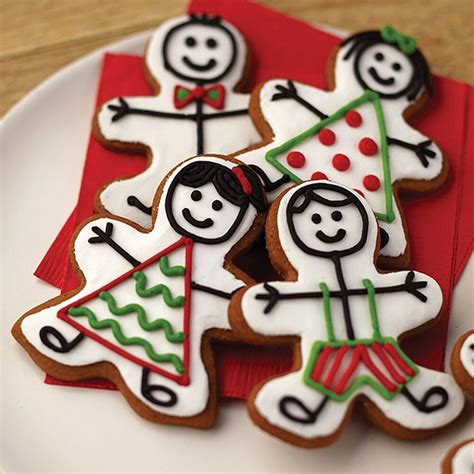 Stick People Gingerbread Cookies