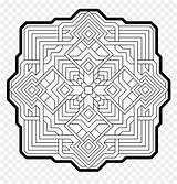 Coloring Pages Geometry Colouring Pattern Sacred Mandala Transparent Vhv sketch template