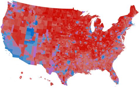 2016 Vs 2020 Election Map See How Vote Shares And Participation