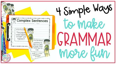 simple ways   grammar  fun   wimpy teacher