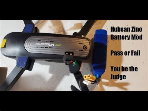 hubsan zino battery mod youtube