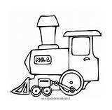 Locomotiva Treno Trasporto Mezzi Disegno Treni Colorare sketch template