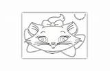 Cat Coloring Laughing Pages sketch template
