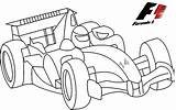 Coloring Formula Sport Pages Car Printable Racing Cars sketch template