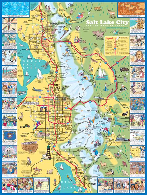 salt lake city area map maps model online