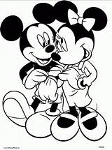 Coloring Pages Minnie Mickey Mouse Popular sketch template