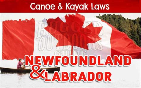 newfoundland  labrador canoeing kayaking laws