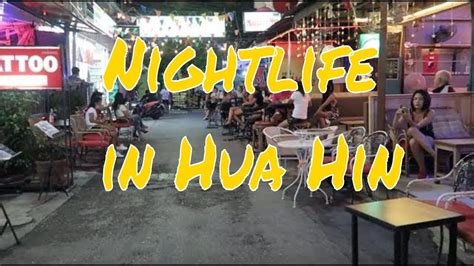hua hin night walk  nightlife soi bintabaht walking street  youtube