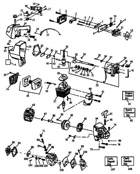 craftsman cc mini tiller fuel  diagram wiringism