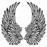 Wings Angel Drawn Drawing Clip Clipart Pencil sketch template
