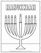 Hanukkah Menorah Planerium Hanukkiah sketch template