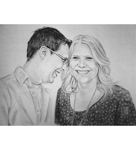 Buy Personalized Pencil Sketch Canvas Couple T A
